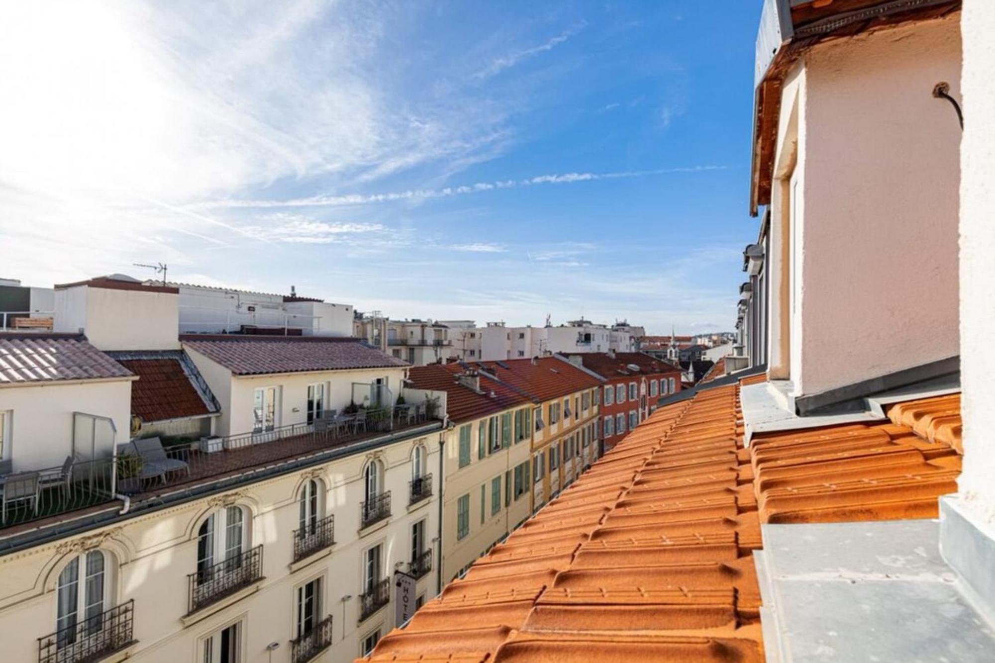 Deroulede - Superb Studio Suite W Ac Downtown Ницца Экстерьер фото